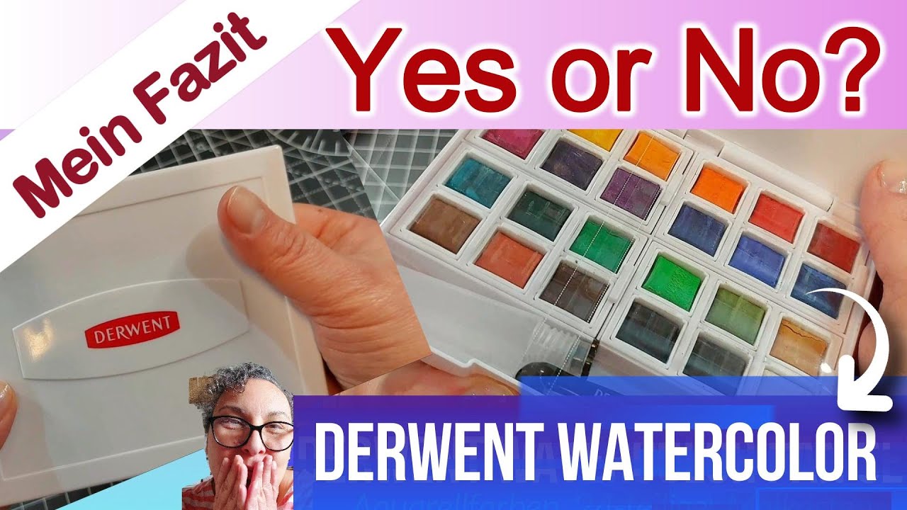 Derwent Watercolor Paint Pan Set - Ein neuer Aquarellkasten zieht ein ;-)