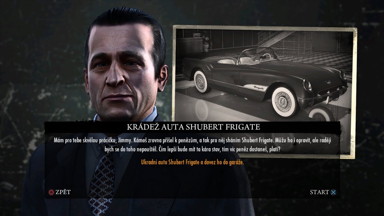 Mafia 2 zrada Jimmyho pro auto Schubert 