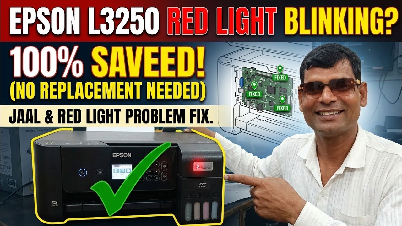 Epson L3250 Printer Dust Cleaning | घर पर आसान तरीकाEpson L3250 Printer को अंदर से कैसे साफ करें | 