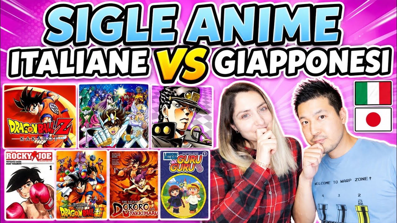 【VIDEO REACTION 】MA VERAMENTE COSÌ😱? SIGLE DEGLI ANIME ITALIANE E GIAPPONESI 🇯🇵 🇮🇹