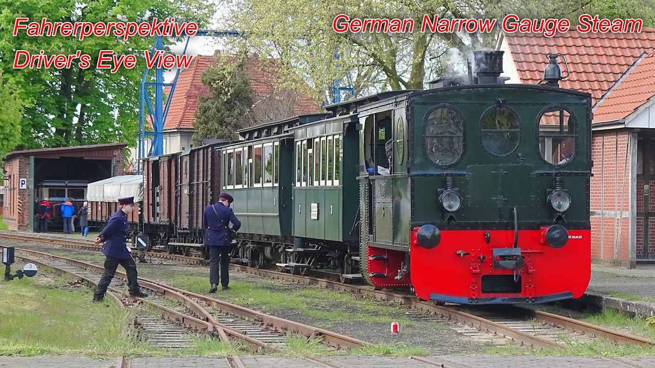 Driver's Eye View (German Narrow Gauge) - Part 2 - Asendorf to Bruchhausen-Vilsen - 4K