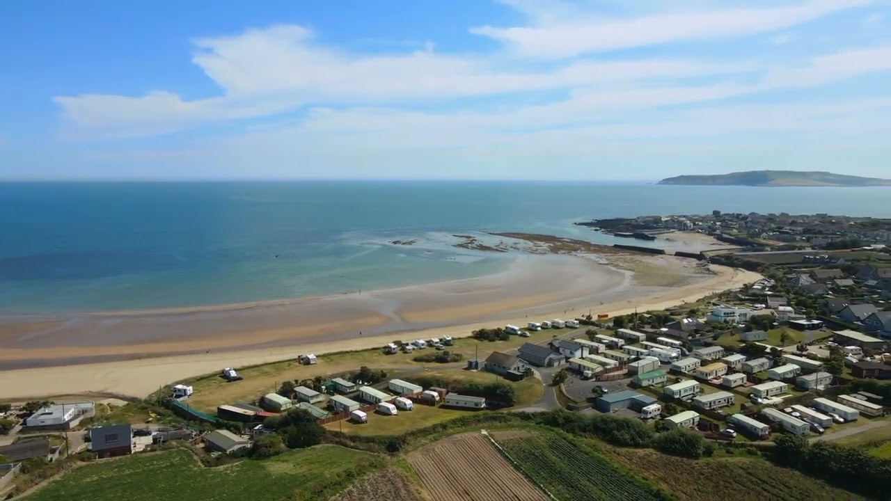 sunny rush co Dublin drone view