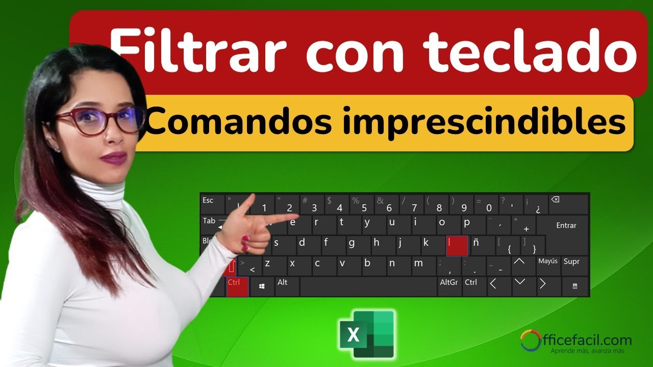 Como Filtrar con teclado #excel | Como filtrar a otro nivel