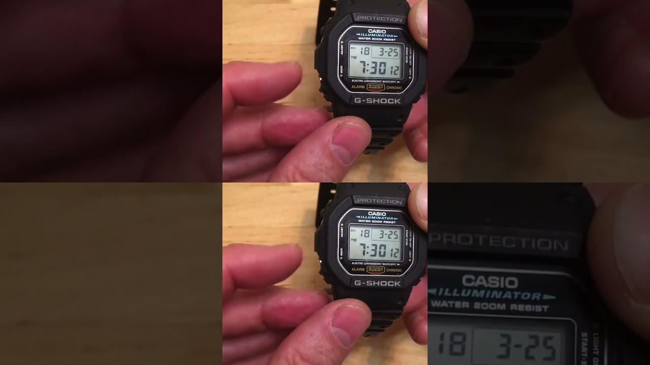 How To Set The Time On A Casio G-Shock Watch