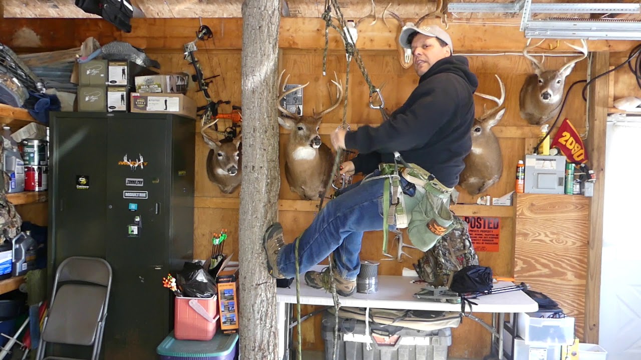 Easy DRT climbing for saddle hunters  adding a foot loop