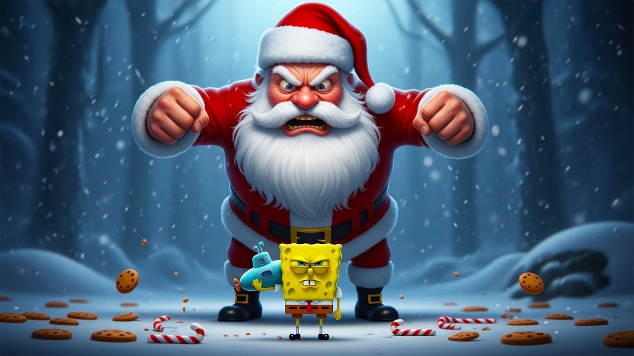 Super Brawl 2: Epic Christmas Battle Royale | SpongeBob vs Santa Claus