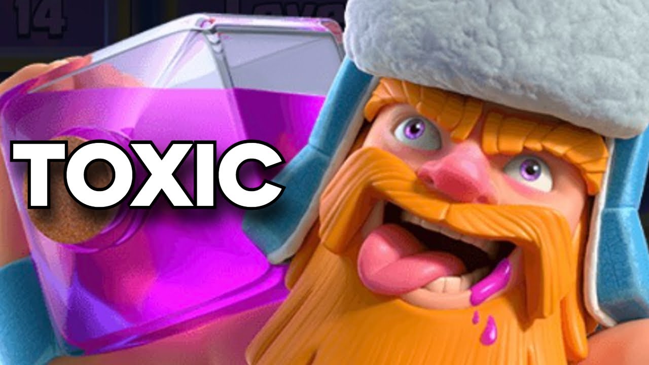 Clash Royale but every match is a different toxic deck