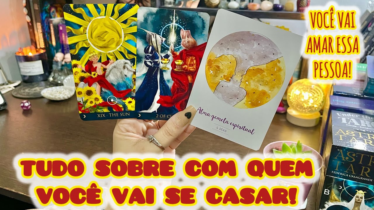 💍 TUDO SOBRE COM QUEM VOCÊ VAI SE CASAR! Tarot online / leitura de taro amor