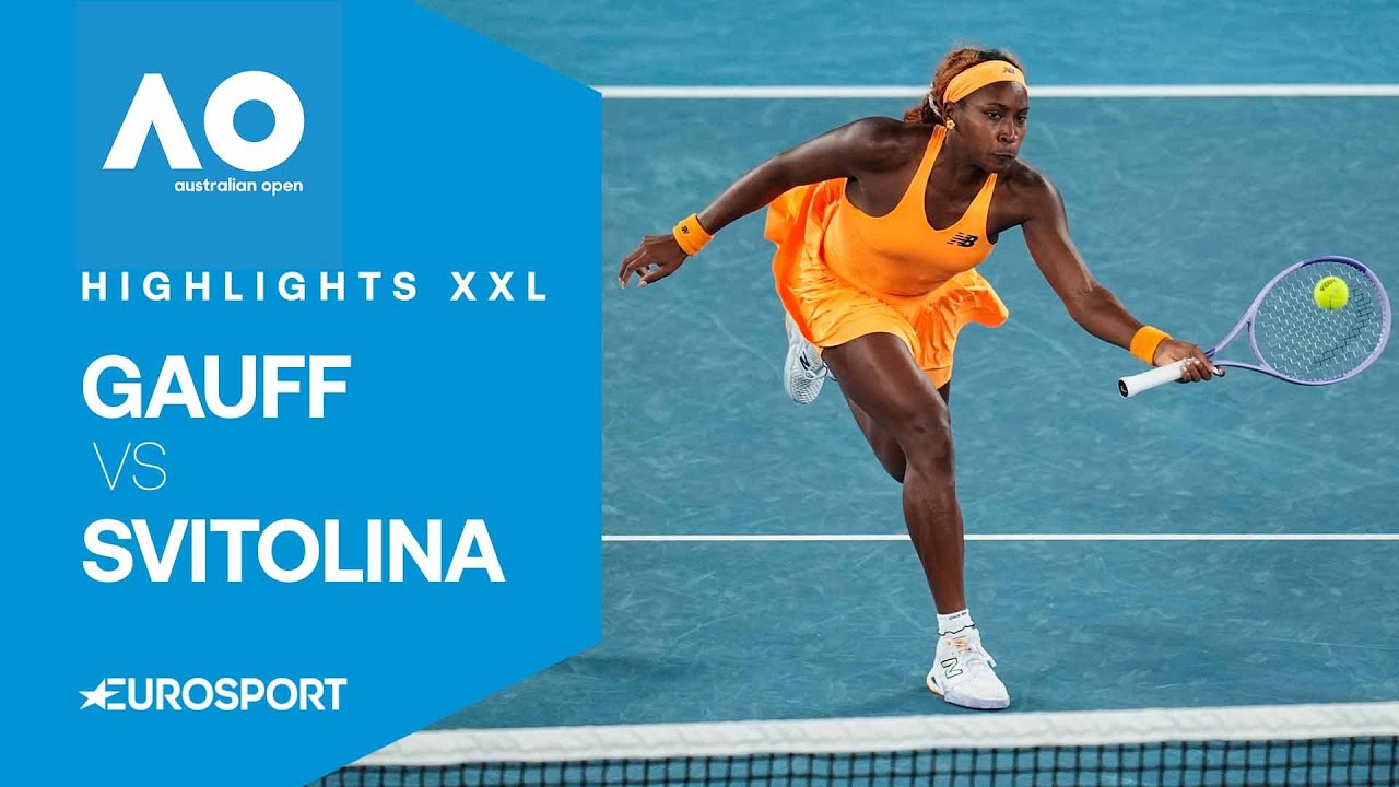 Coco Gauff - Elina Svitolina | Highlights XXL deutsch | Viertelfinale | Australian Open 2026
