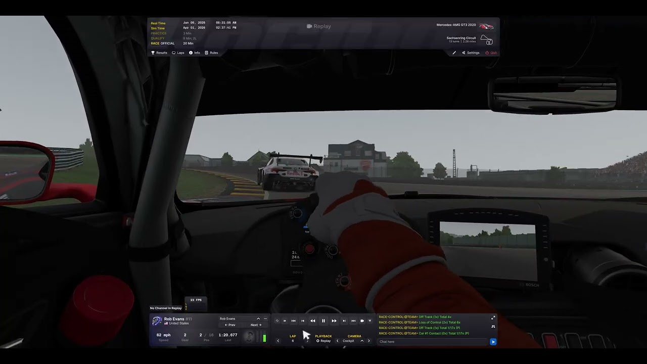 In Car Footage: First Ever GT3 Win At Sachsenring (FANATEC GT3 CHALLENGE FIXED)