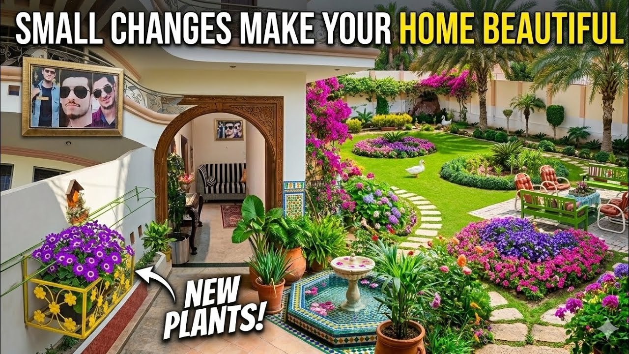 Small and smart changes give your house beautiful 🏡