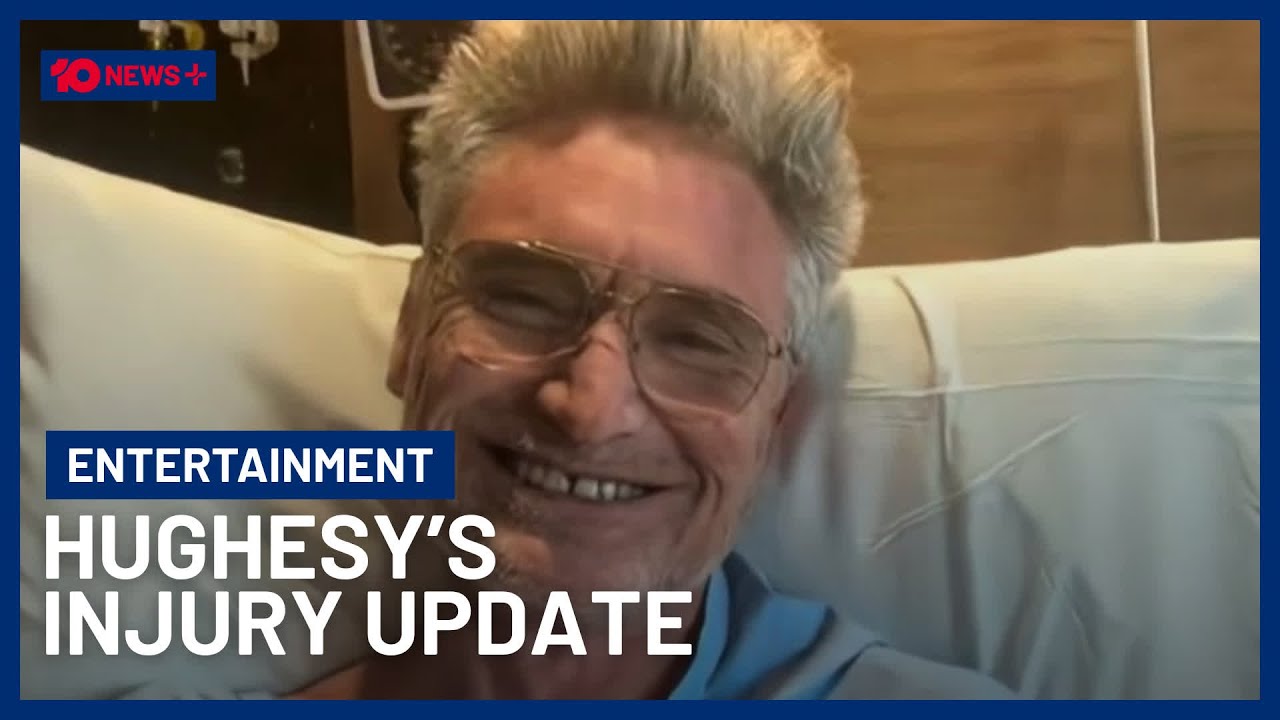 Comedian Dave Hughes Back In Hospital Six Weeks After AFL Legends Game Injury | 10 News+