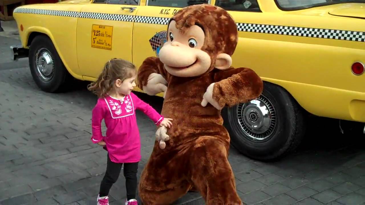 Michele meets Curious George
