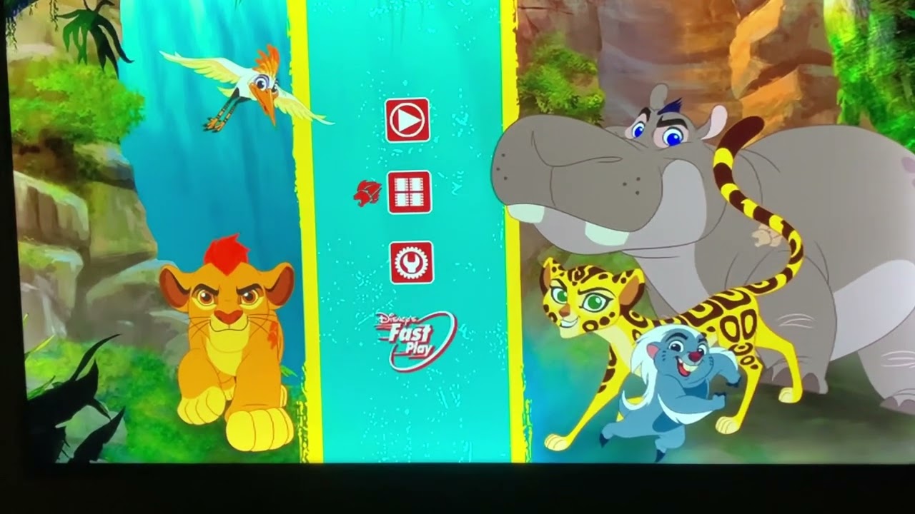 DVD Opening, FastPlay Notice and Menu Walkthrough to The Lion Guard: Life in the Pride Lands
