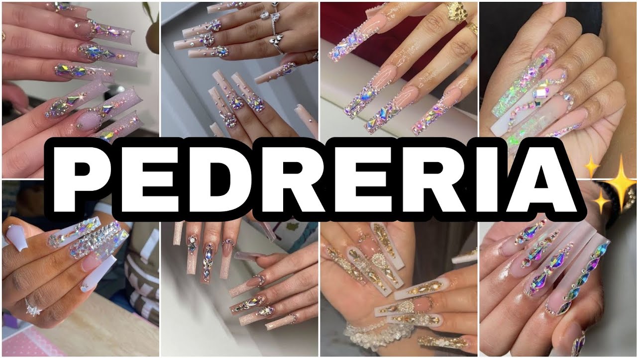 Тренды маникюра со стразами 2024💅✨ Дизайн акриловых ногтей со стразами Swarovski 😍💞 #ногти #swaro...