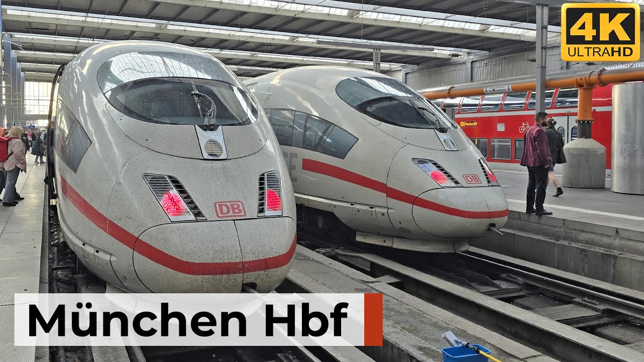 München Hbf 26.04.2025 - Zugverkehr mit ICE-Flotte, Regionalzügen & internationalen Verbindungen