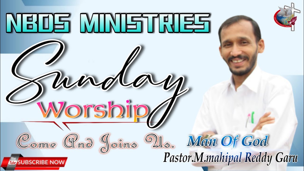 🛑01:03:2026 Sunday Worship Pastor .M.Mahipal Reddy Garu