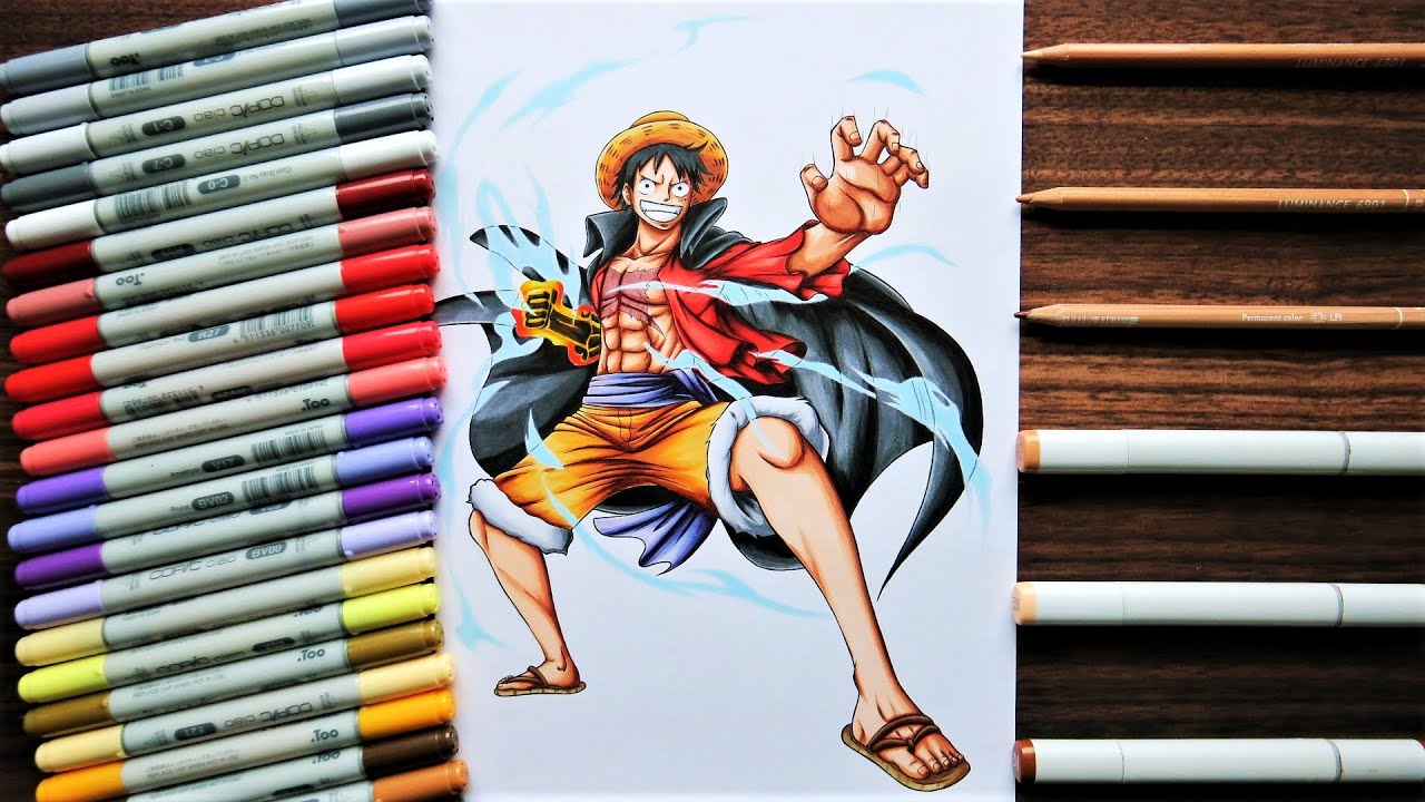 Drawing Monkey D. Luffy | Wano Kuni - One Piece