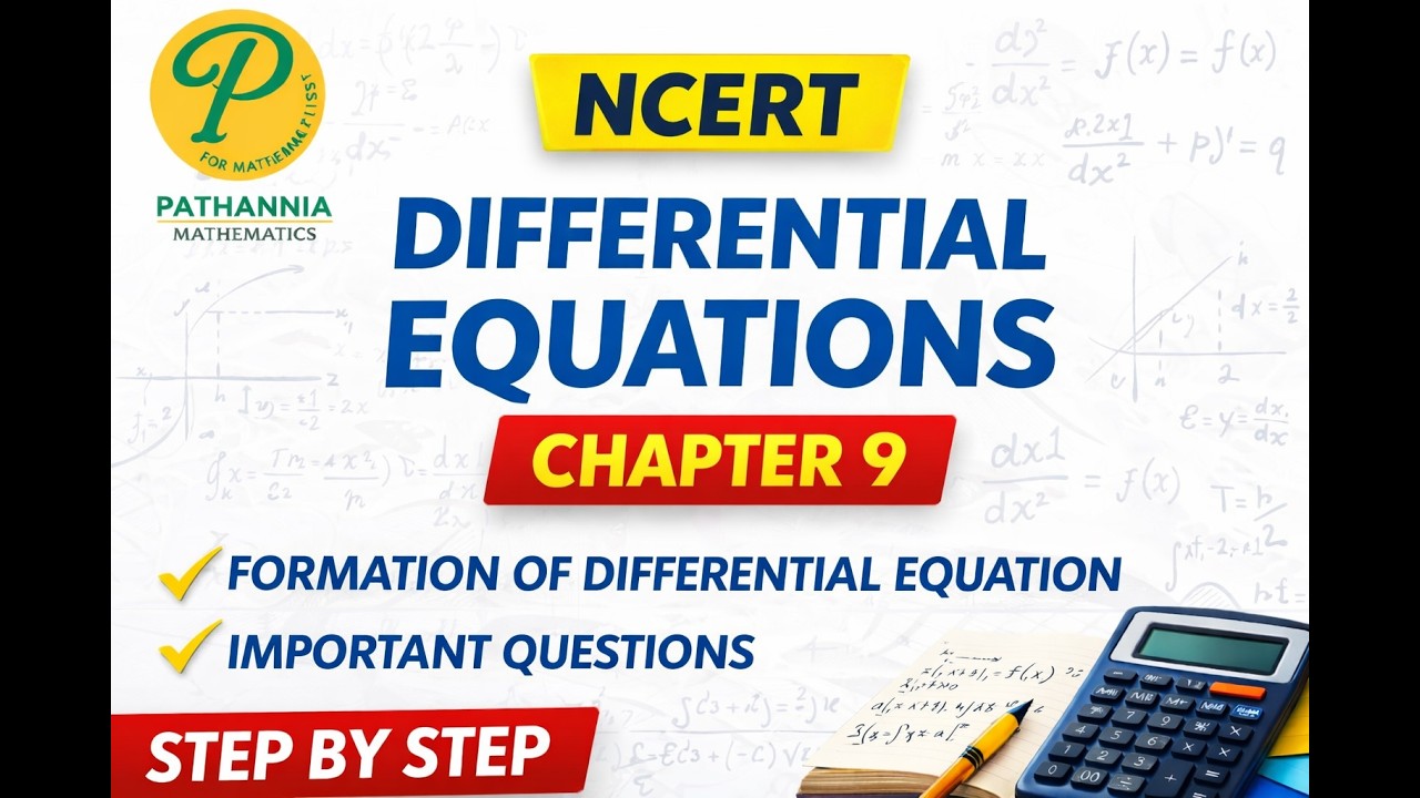 DIFFERENTIAL EQUATIONS NCERT 9 1