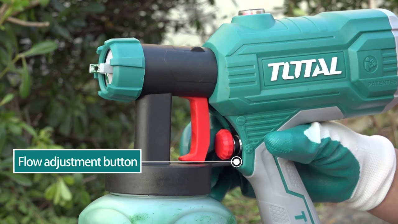 TOTAL - Pistol de vopsit - 350W - 800ml (INDUSTRIAL) TT3506