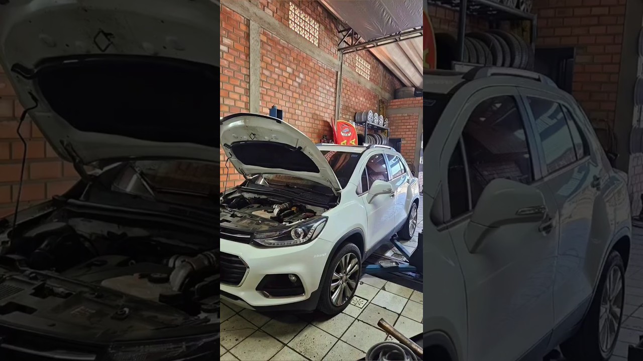 substitui&ccedil;&atilde;o amortecedores e bandejas suspens&atilde;o chevrolet tracker ⚙️#oficina #oficinamecanica