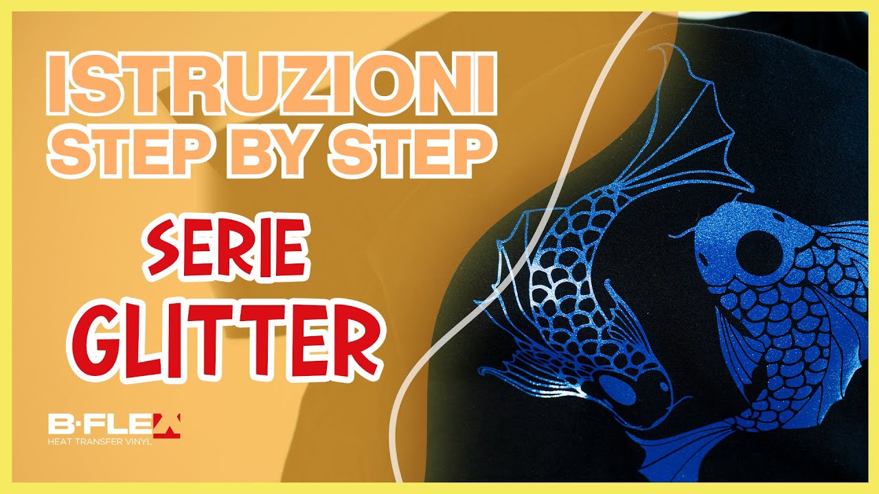 Come usare il Termoadesivo Iron On della SERIE GLITTER - Istruzioni step by step