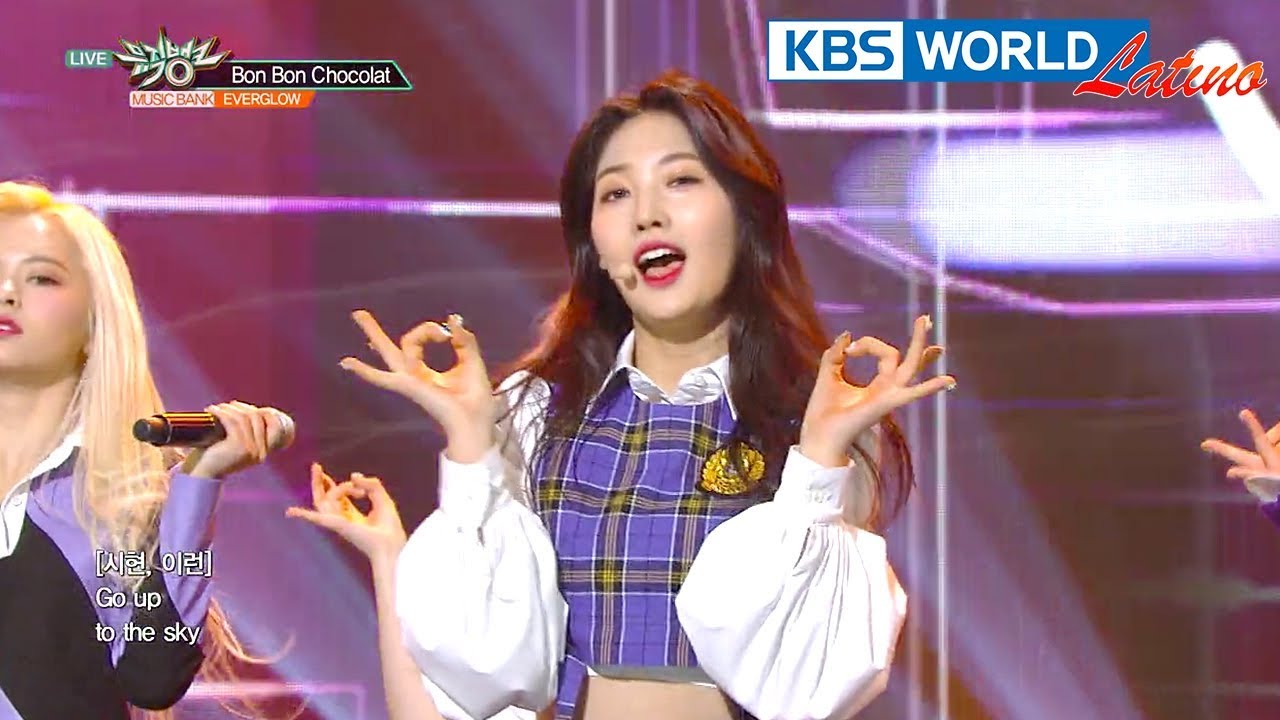 EVERGLOW - Bon Bon Chocolat[Music Bank/2019.03.22]