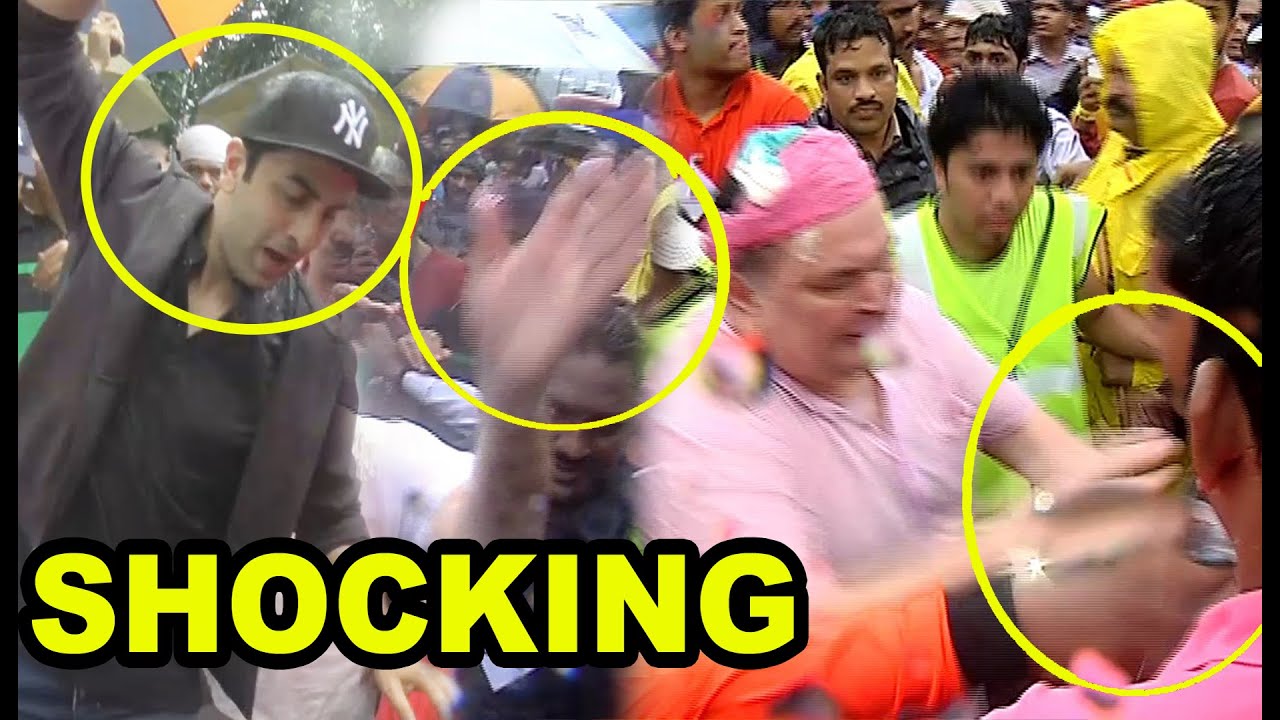 UNCUT VIDEO: Rishi Kapoor SLAPS Reporter While Ranbir Kapoor WATCHES