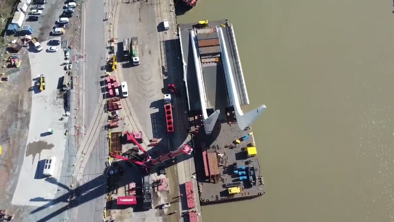 DJI Mavic Mini 2 Kermit - Lowestoft Gull Wing Bridge Update March 2024 Part 1