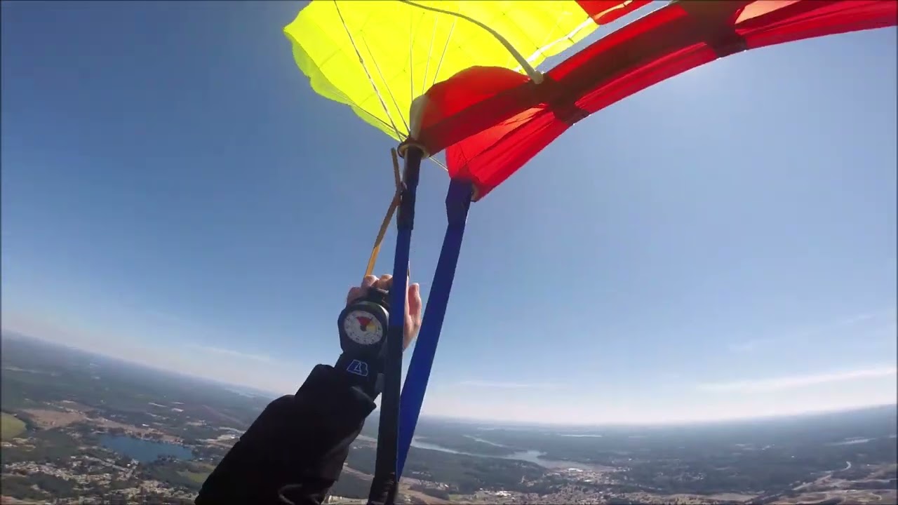 My POV Skydiving at 13,500 ft.