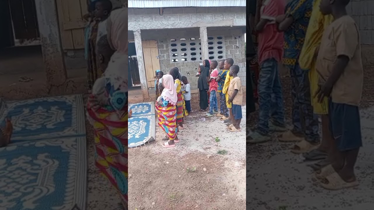 Avec mes élevé de notre #3ème_ecolÉcole confessionnelle Islamic de touzoukroLeçons et pratique