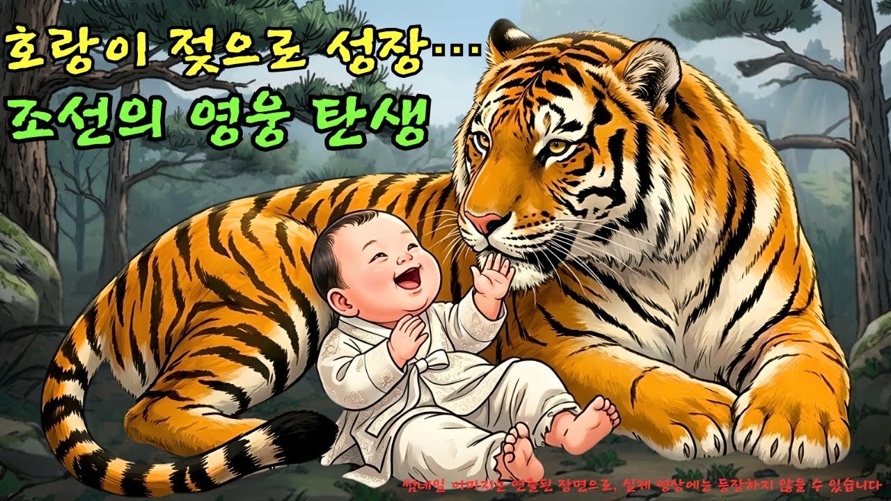 동굴에 버려진 아이… 호랑이 어미의 젖으로 자라 조선의 신화적 장수가 되다 | 야담 |옛날이야기 |민담 |전설 | 설화