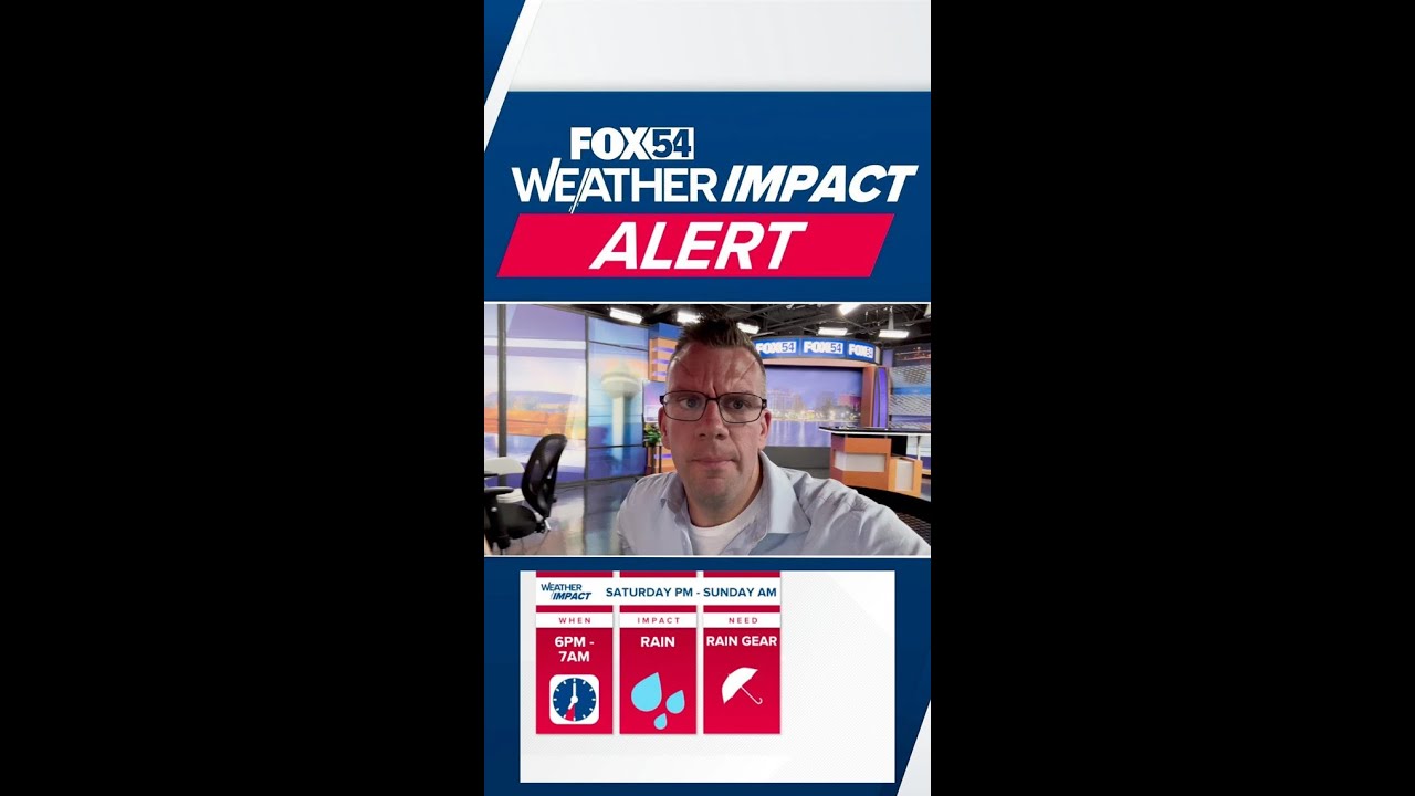 Impact Alert Day Saturday evening