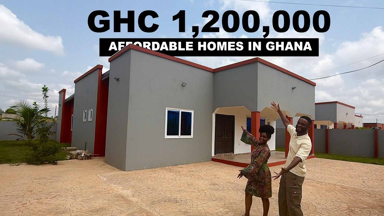 The CHEAPEST GHC 1,200,000 HOMES in Accra Ghana!   Affordable Homes in Ghana DONE