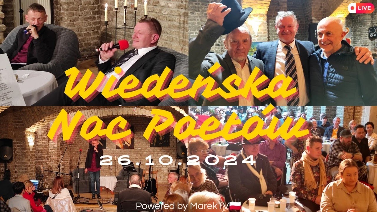 Wiedeńska Noc Poetów w Wiedniu 26.10.2024