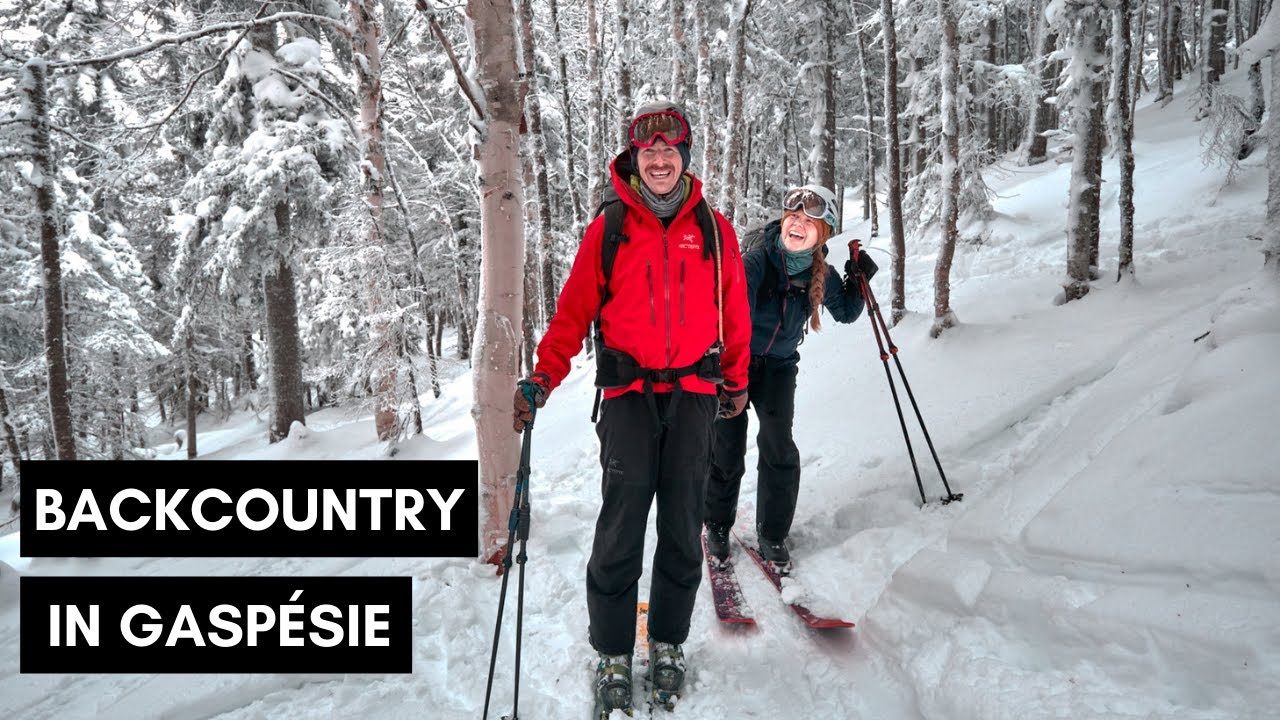 BACKCOUNTRY SKIING: vanlife Quebec