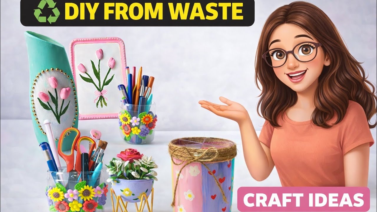Zero Cost Craft 😱|| DIY From Waste | #DIY #BestOutOfWaste #CraftIdeas
