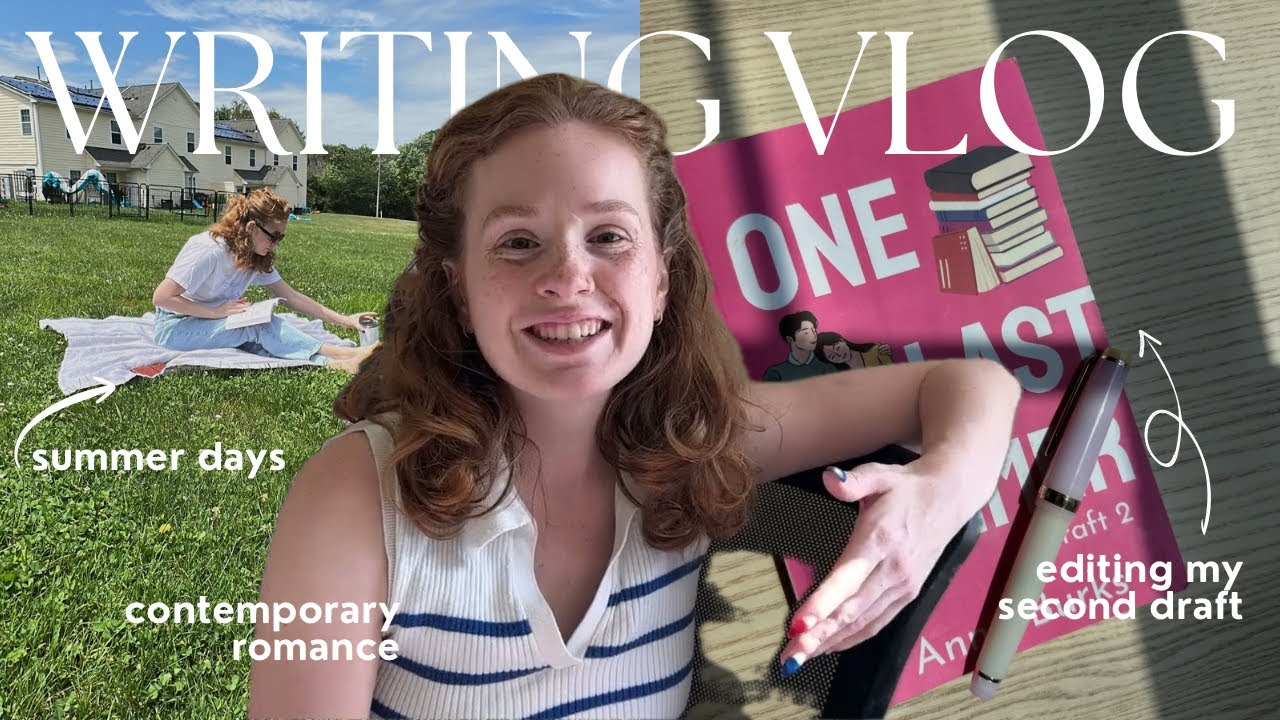 Romance Author Vlog | How I’m Editing Draft 2