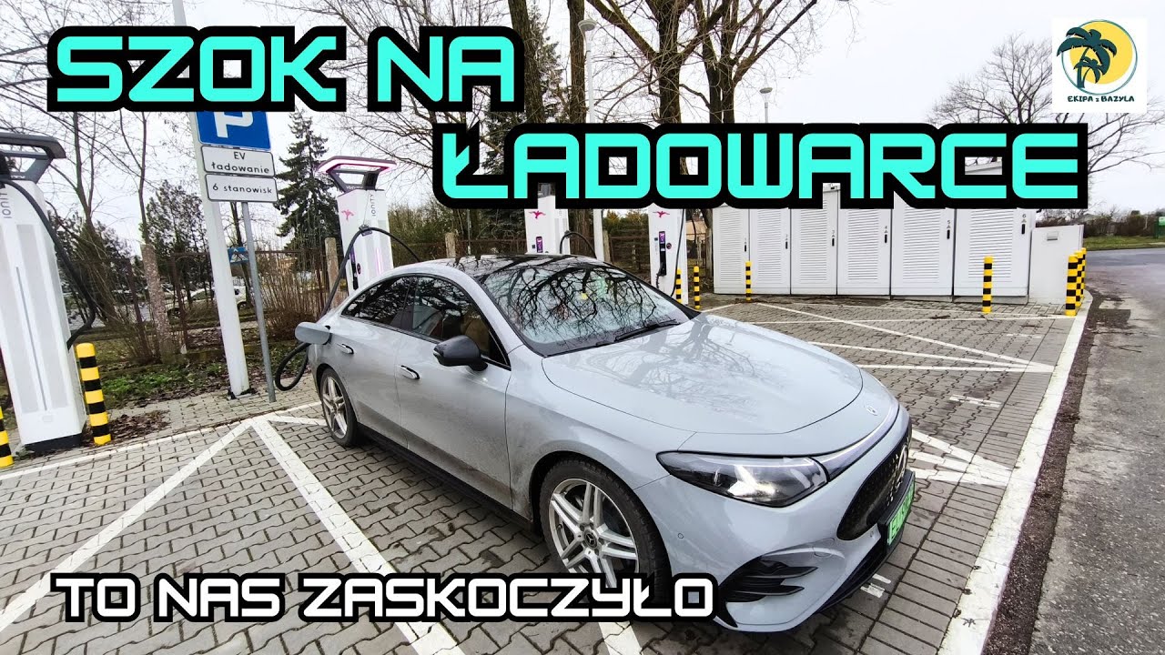 Pierwsza trasa zimą elektrycznym Mercedesem CLA 250+eq  Szok na ładowarce!  Dojedziemy?!