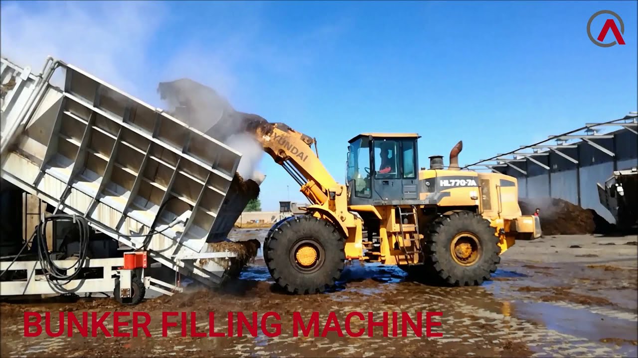 Bunker filling machine