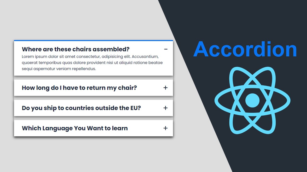 How to Make Accordion in React JS