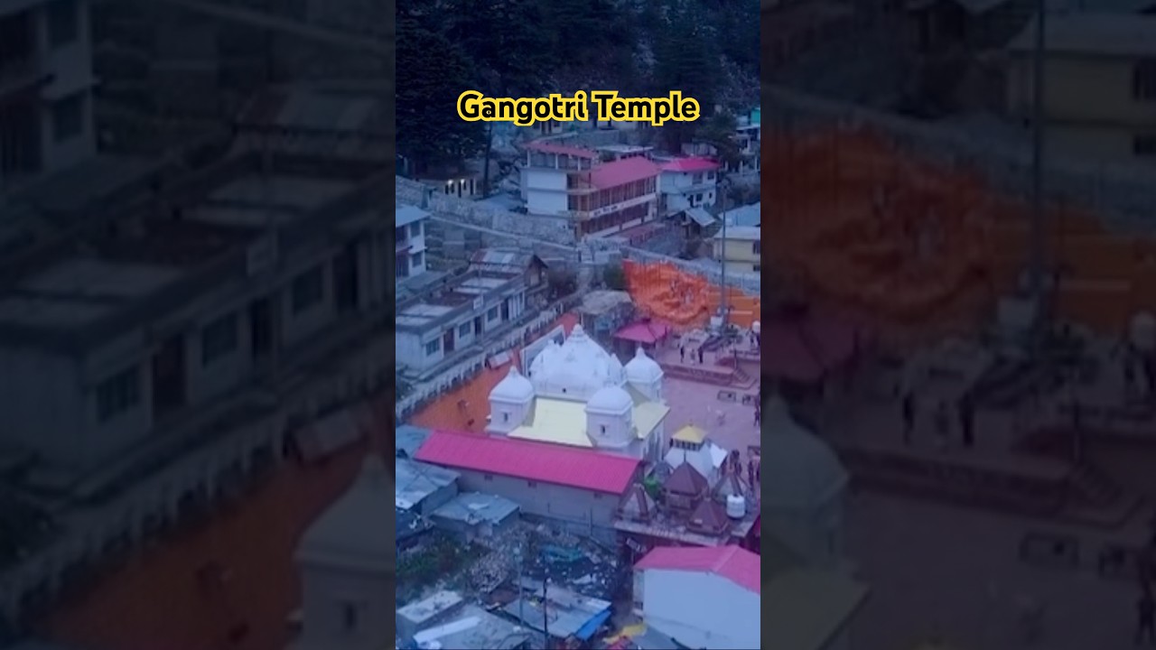 Gangotri one of char dham of Uttarakhand #gangotri #temple #shorts