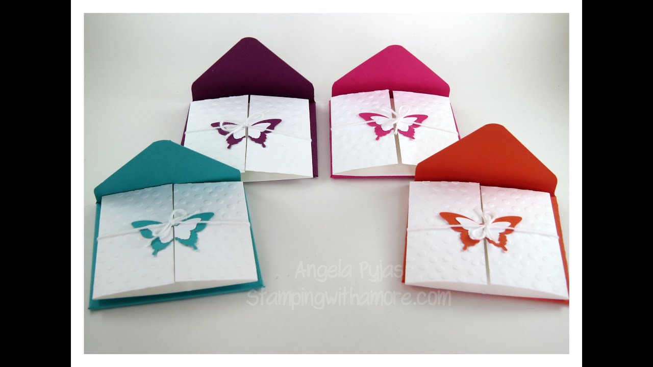 3 x 3 Envelope and Card Box tutorial