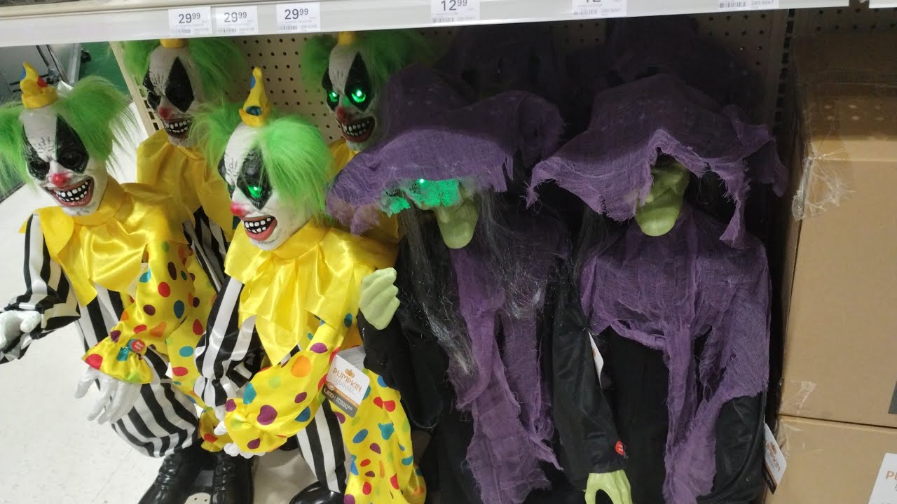 Menards Halloween Animatronics and Decorations at 2024 Spooky town