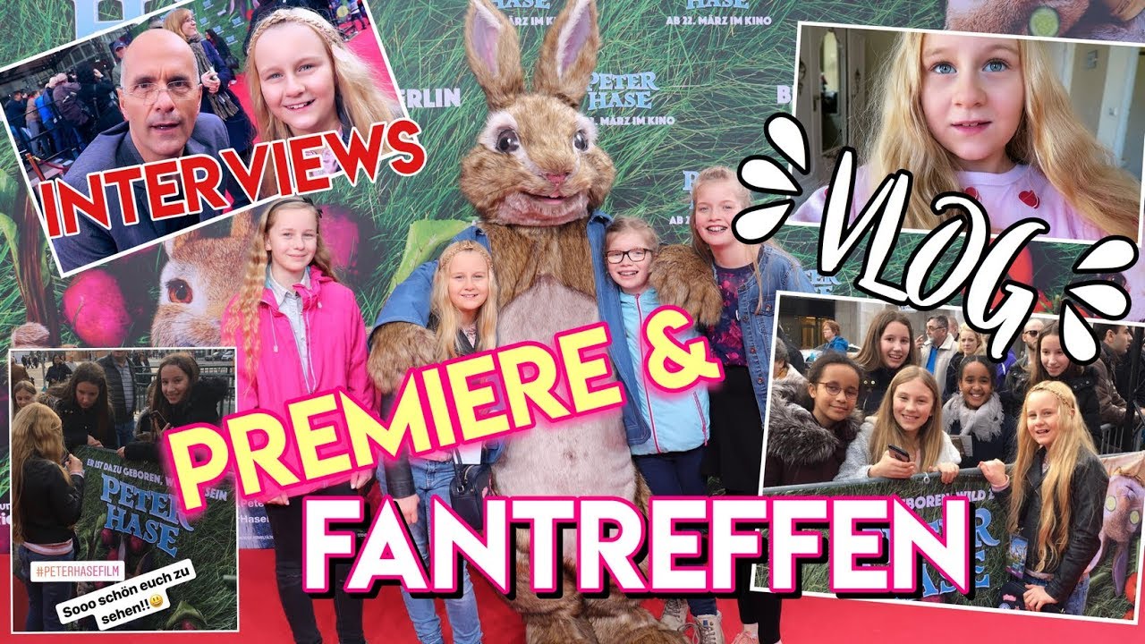 FANTREFFEN & INTERVIEWS roter Teppich PETER HASE PREMIERE Vlog  I MAVIE FAMILY