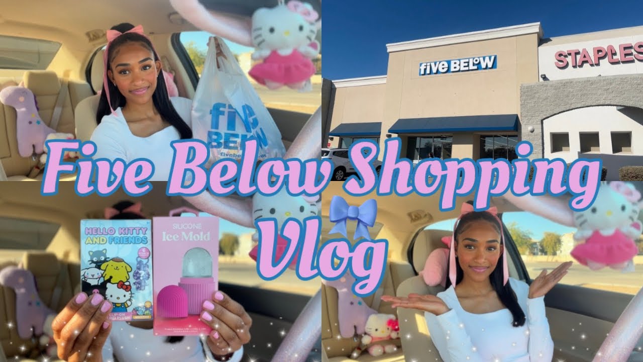 Girly Five Below Shopping Vlog + Mini Haul 🎀