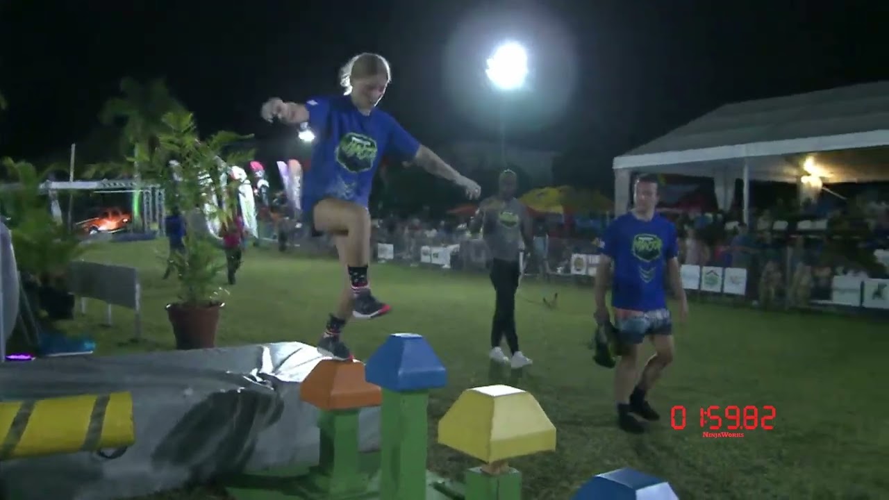 Lily Barrett - 1st place crowned CHAMPION on the Barbados Ninja Throwdown 2024