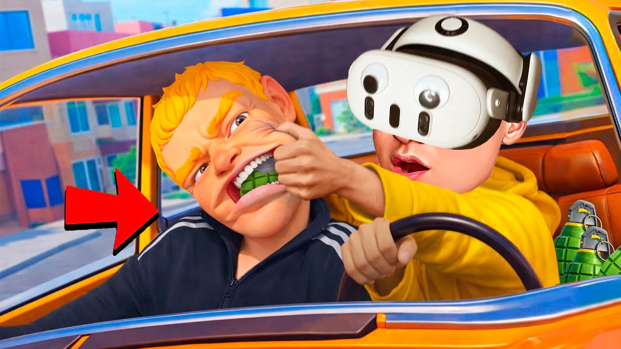😱24 САҒАТ ТАКСИСТ БОЛДЫМ (VR)