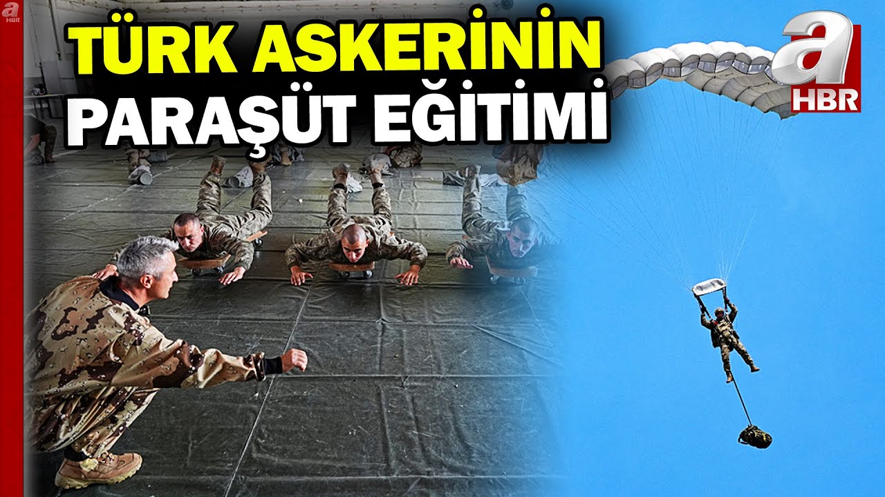 Mehmetçiğin zorlu paraşüt eğitimi! İşte nefes kesen görüntüler... | A Haber