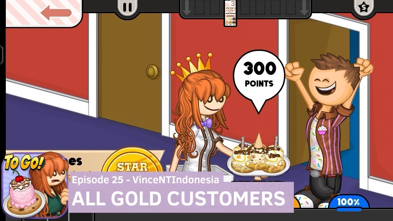 Papa's Scooperia To Go! - All Gold Customers